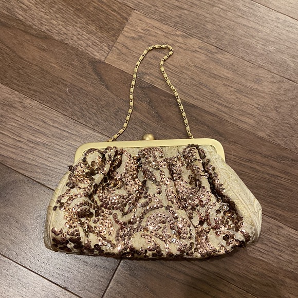 Sequin evening bag - Picture 3 of 5